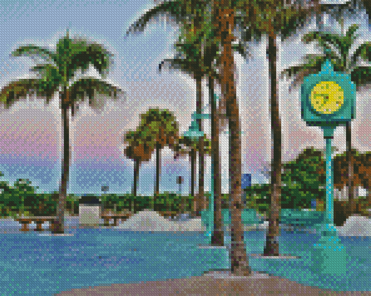 Times Square Fort Myers Beach - Diamond Painting - Diamond Painting Kit USA